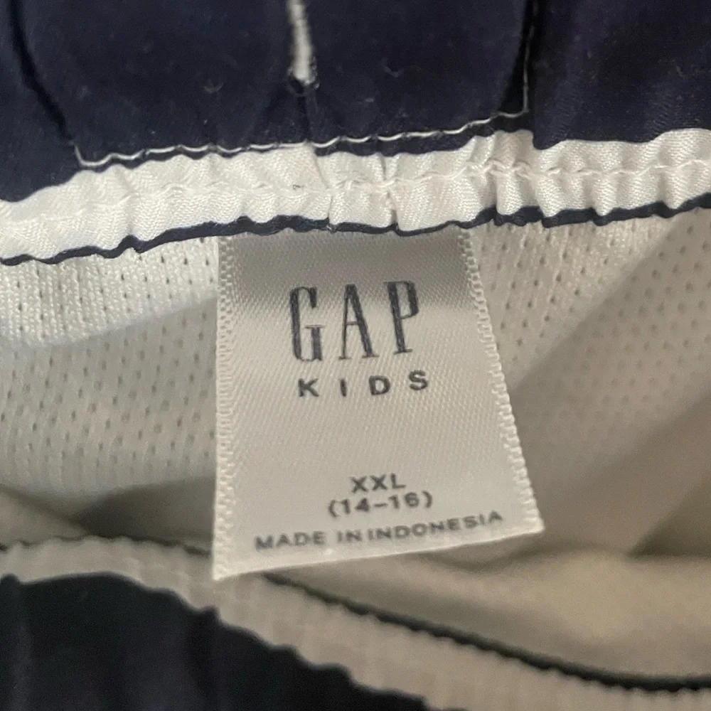 ☀️Gap Navy Striped Swim Trunks Sz XXL